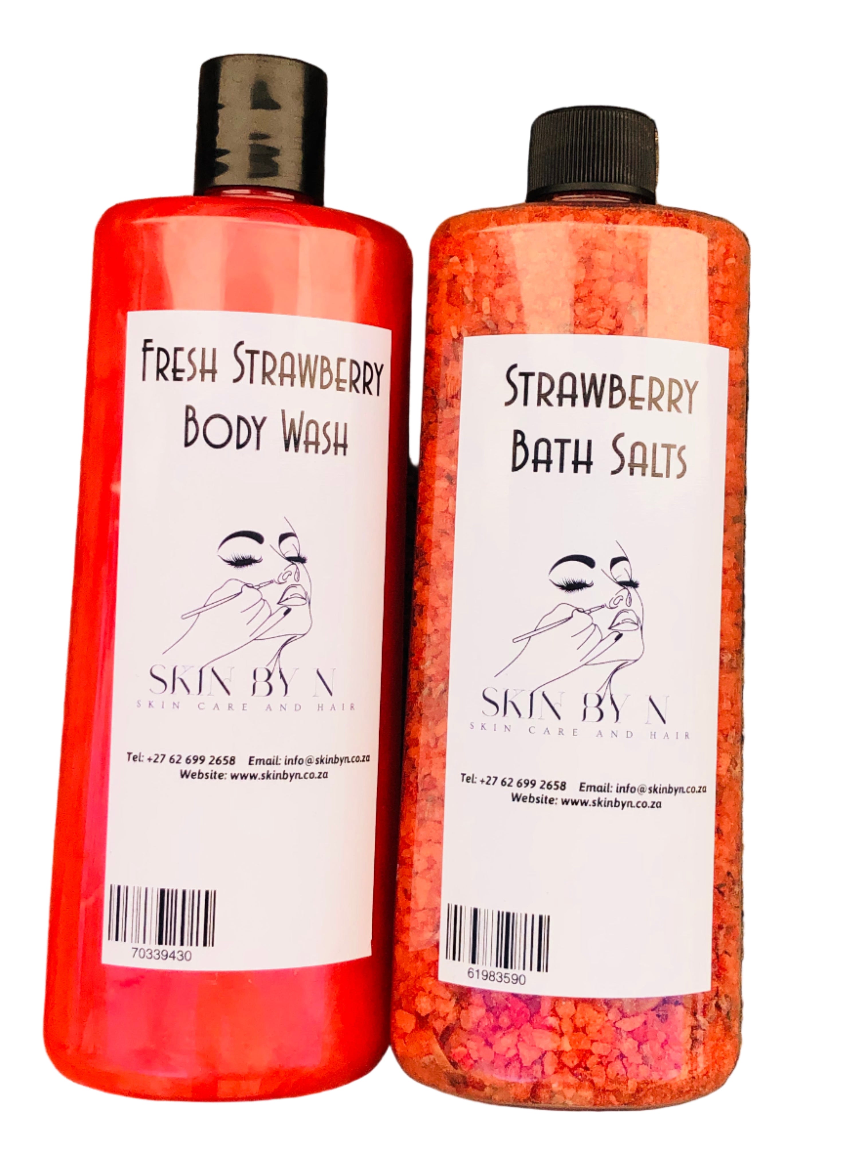 Fresh Strawberry Body Wash + Fresh Strawberry Bath Salt